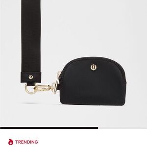 lululemon athletica Black and Gold Key & Card Holder